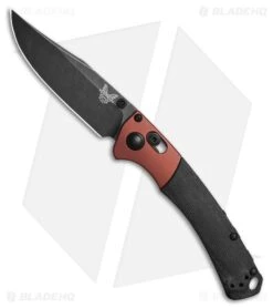 Benchmade Mini Crooked River AXIS-Lock Knife Black/Burnt Copper (3.4" Black SW)
