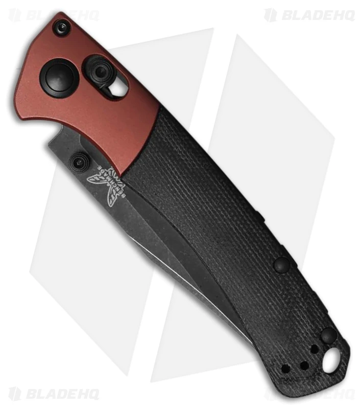 Benchmade Mini Crooked River AXIS-Lock Knife Black/Burnt Copper (3.4" Black SW) 3 Benchmade Mini Crooked River AXIS-Lock Knife Black/Burnt Copper (3.4" Black SW) - Image 3