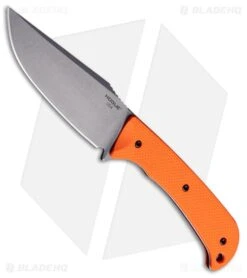 Hogue Extrak XL MagnaCut Fixed Blade Knife Orange G-10 (3.9" Stonewash)