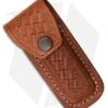 Tallen 4" Folding Knife Sheath Brown Leather (SH1131)