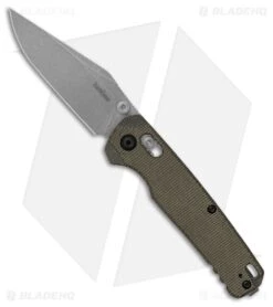Kershaw Bel Air Clip Point MagnaCut DuraLock Knife Canvas Micarta (3.1" SW)