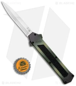AKC F-16 D/A Bayonet OTF Automatic Knife OD Green Camo (3.4" Satin) -Knives Store AKC F 16 DA Dagger OTF Auto OD Green Camo Satin BHQ 125319 jr bottlecap large
