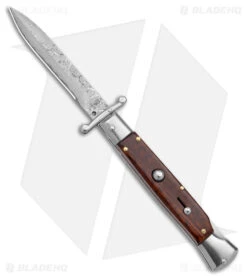 AKC World Swinguard 9" Snakewood (Damascus Bayonet Blade)