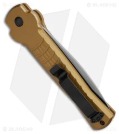 AKC X-treme Ace1 Side Opener Automatic Knife Tan Aluminum (3.7" Satin) 5 AKC X-treme Ace1 Side Opener Automatic Knife Tan Aluminum (3.7" Satin) -Knives Store AKC X treme Ace1 Side Opener Automatic Knife Tan Aluminum 3in Satin BHQ 213948 td side large