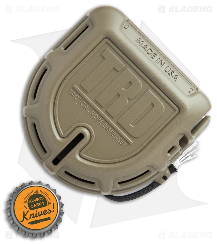 Atwood Tactical Rope Dispenser W/ 50 Ft. Of 550 Black Paracord (Flat Dark Earth) 4 Atwood Tactical Rope Dispenser W/ 50 Ft. Of 550 Black Paracord (Flat Dark Earth) - Image 4