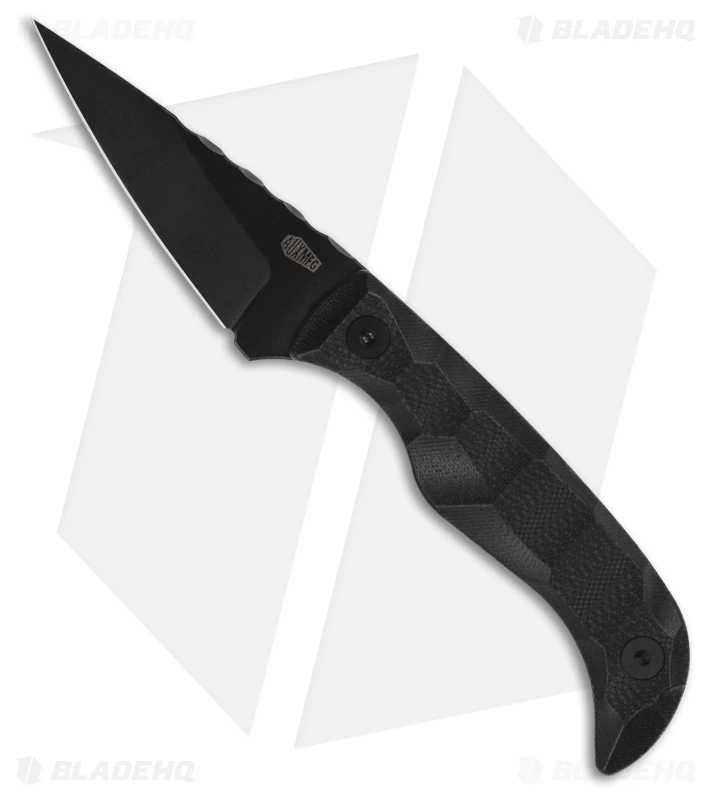 Auxiliary Manufacturing Karl Jr Deadhead Fixed Blade Black G-10 (3" DLC) 1 Auxiliary Manufacturing Karl Jr Deadhead Fixed Blade Black G-10 (3" DLC)