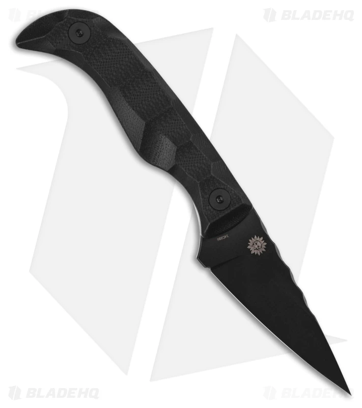 Auxiliary Manufacturing Karl Jr Deadhead Fixed Blade Black G-10 (3" DLC) 2 Auxiliary Manufacturing Karl Jr Deadhead Fixed Blade Black G-10 (3" DLC) - Image 2