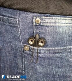 BaliYo By Spyderco Pen Butterfly Flipper (Black) -Knives Store BaliYo by Spyderco Pen Butterfly Flipper Black BHQ 4501 kp in pocket web large