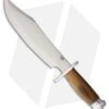 Bark River Shining Mountain Bowie Fixed Blade Natural Micarta (10.5" Satin)