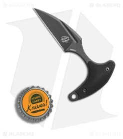 Bastinelli Creations L'Innocent Push Dagger Knife Black G-10 (1.75" Black PVD) -Knives Store Bastinelli Creations Linnocent black G10 black PVD BHQ 72579 er bottlecap large