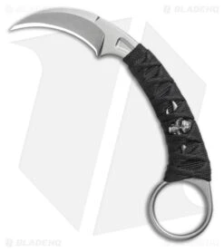 Bastinelli PiKa Picoeur Karambit Fixed Blade Knife Wrapped W/ Menuki (1" SW)