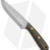 Battle Horse Knives Highlander Knife OD Green Micarta (5.5" Satin Scandi) BHK