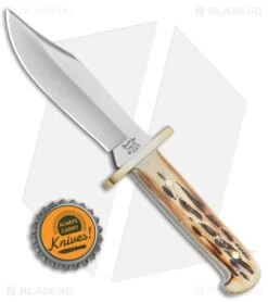 Bear And Son Baby Bowie Fixed Blade Knife India Stag Bone (3.5" Satin ) 500 1/2 7 Bear And Son Baby Bowie Fixed Blade Knife India Stag Bone (3.5" Satin ) 500 1/2 -Knives Store Bear and Son Baby Bowie India Stag Satin BHQ 71956 jr bottlecap large