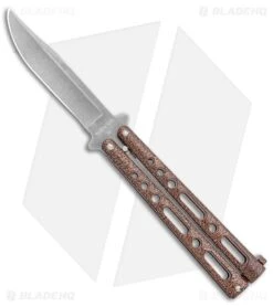 Bear & Son Butterfly Carbon Steel Knife Copper Vein (5" Stonewash)