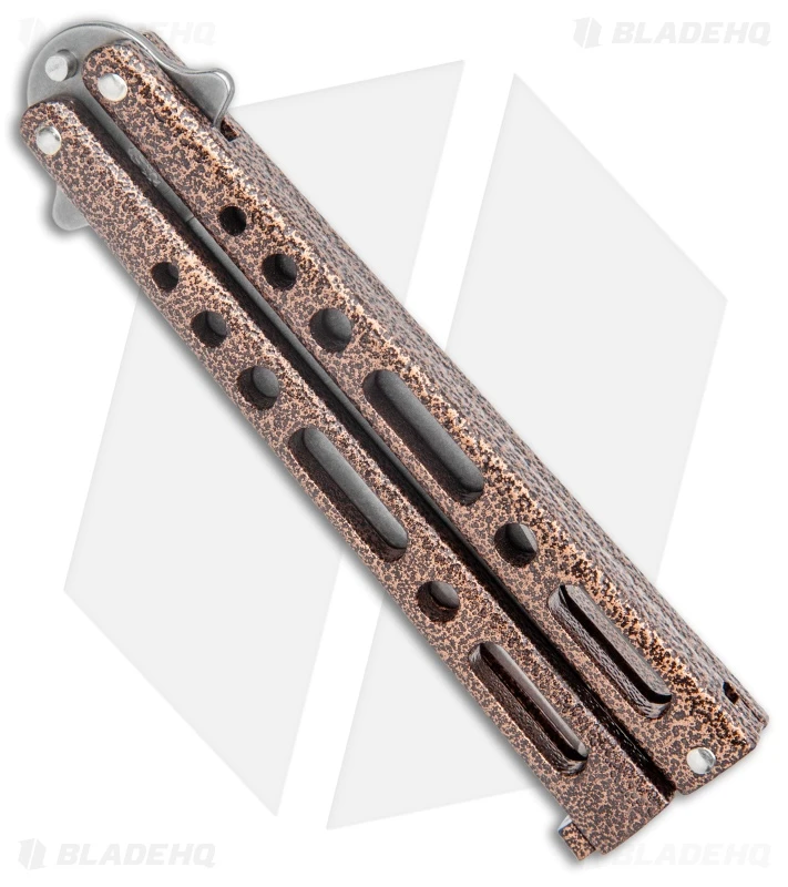 Bear & Son Butterfly Carbon Steel Knife Copper Vein (5" Stonewash) 2 Bear & Son Butterfly Carbon Steel Knife Copper Vein (5" Stonewash) - Image 2