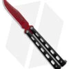 Bear And Son Widow Series Butterfly Knife Black (3.2" Red)