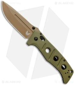 Benchmade Adamas AXIS Lock Knife Olive G-10 (3.8" FE) 275FE-2
