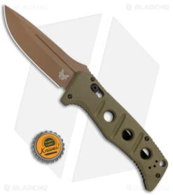 Benchmade Adamas Automatic Knife Olive G-10 (3.8" FE) 2750FE-2 -Knives Store Benchmade Adamas Auto Olive G 10 FE 2750FE 2 BHQ 118568 jr bottlecap large