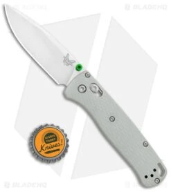 Benchmade Bugout Gray G-10 AXIS Lock Knife (3.2" Satin 20CV) 535-2002 -Knives Store Benchmade Bugout AXIS Lock Gray G 10 Satin BHQ 114143 jr bottlecap large