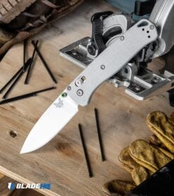 Benchmade Bugout Gray G-10 AXIS Lock Knife (3.2" Satin 20CV) 535-2002 -Knives Store Benchmade Bugout Gray G10 AXIS Lock Knife Satin 20CV 535 2002 BHQ 114143 kp job site web large