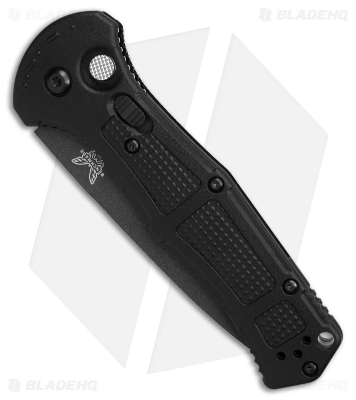 Benchmade Claymore Tanto Automatic Knife Black Grivory (3.6" Black Serr) 9071SBK 2 Benchmade Claymore Tanto Automatic Knife Black Grivory (3.6" Black Serr) 9071SBK - Image 2