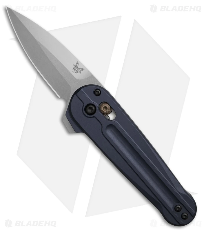 Benchmade Lowden AXIS Lock Knife Crater Blue Aluminum (2.8" Satin) 491 1 Benchmade Lowden AXIS Lock Knife Crater Blue Aluminum (2.8" Satin) 491