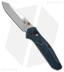 Benchmade Mini Osborne 945-04 AXIS Lock Knife Denim Micarta (2.9" SW M390)