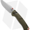 Benchmade Taggedout AXIS Lock Knife OD Green G-10 (3.5" Satin) 15536