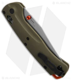 Benchmade Taggedout AXIS Lock Knife OD Green G-10 (3.5" Satin) 15536 5 Benchmade Taggedout AXIS Lock Knife OD Green G-10 (3.5" Satin) 15536 -Knives Store Benchmade Taggedout AXIS Lock Knife OD Green G 10 3in Satin BHQ 179545 td side large
