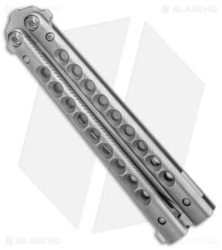 Biegler Bladeworks Custom Rockstyle Dagger Balisong Knife Ti (4.5" Satin) -Knives Store Biegler Bladeworks Double Edge Bali BHQ 86193 er spine large
