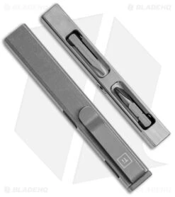 Big Idea Design Titanium Bit Bar Inline Screwdriver (Gray) -Knives Store Big Idea Design Ti Bit Bar Inline Plain Ti BHQ 141768 jr open 2 large