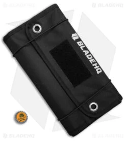 Blade HQ Jumbo Knife Roll Nylon Carry Case - Black W/Door Hooks -Knives Store Blade HQ Jumbo Knife Roll Nylon Carry Case Black W Door Hooks BHQ 101144 td size large