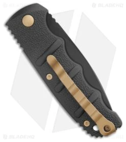 Boker Kalashnikov Drop Point Automatic Knife Bronze Accents (3.25" Black D2) -Knives Store Boker Kalashnikov Dagger Automatic Knife Bronze Accents Black D2 BHQ 195845 kr side large