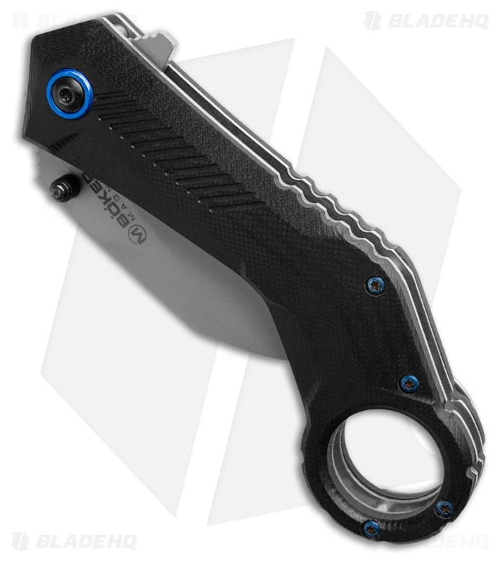 Boker Magnum Veloc Hawkbill Flipper Karambit Knife Black G-10 (2.6" Satin) 2 Boker Magnum Veloc Hawkbill Flipper Karambit Knife Black G-10 (2.6" Satin) - Image 2