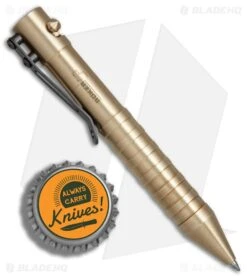 Boker Plus Brass Tactical Pen KID Cal .5009BO063 -Knives Store Boker Plus Brass Tactical Pen KID Cal 50 BHQ 77354 er bottlecap large