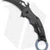 Brighten Blades Moonstruck Karambit Blue Titanium W/ Carbon Fiber (2.5" Black)