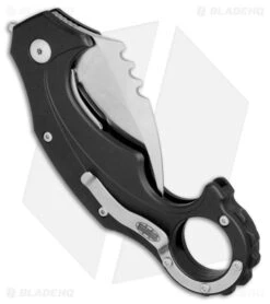 Brous Blades Import Line Enforcer Liner Lock Karambit Knife (2.5" Satin) -Knives Store Brous Blades Import Line Enforcer LL Karambit Satin BHQ 82306 jr side large