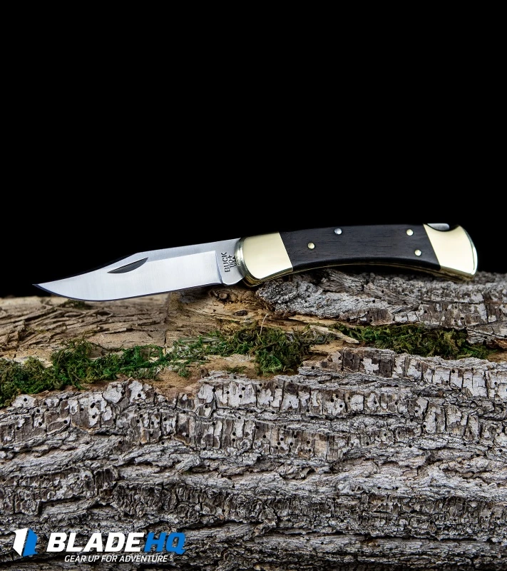 Buck Knives Buck 110 Manual Folding Knife Black Ebony (3.75" Satin) 0110BRS 7 Buck Knives Buck 110 Manual Folding Knife Black Ebony (3.75" Satin) 0110BRS - Image 7