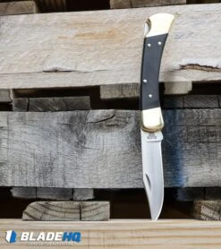 Buck Knives Buck 110 Manual Folding Knife Black Ebony (3.75" Satin) 0110BRS 12 Buck Knives Buck 110 Manual Folding Knife Black Ebony (3.75" Satin) 0110BRS -Knives Store Buck 110 Ebony Manual Folding Knife Satin 0110BRS BHQ 2657 kp pallets web large