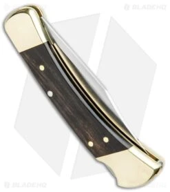 Buck Knives Buck 110 Manual Folding Knife Black Ebony (3.75" Satin) 0110BRS 9 Buck Knives Buck 110 Manual Folding Knife Black Ebony (3.75" Satin) 0110BRS -Knives Store Buck 110 Rosewood Manual Satin 0110BRS BHQ 2657 jr side large