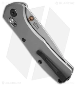 Buck Knives Buck 791 Range Elite Crossbar Lock Knife Gray Aluminum (3.4" Satin MagnaCut) -Knives Store Buck 791 Range Elite Crossbar Lock Knife Gray Aluminum 3in Satin Magnacut BHQ 211001 td side large