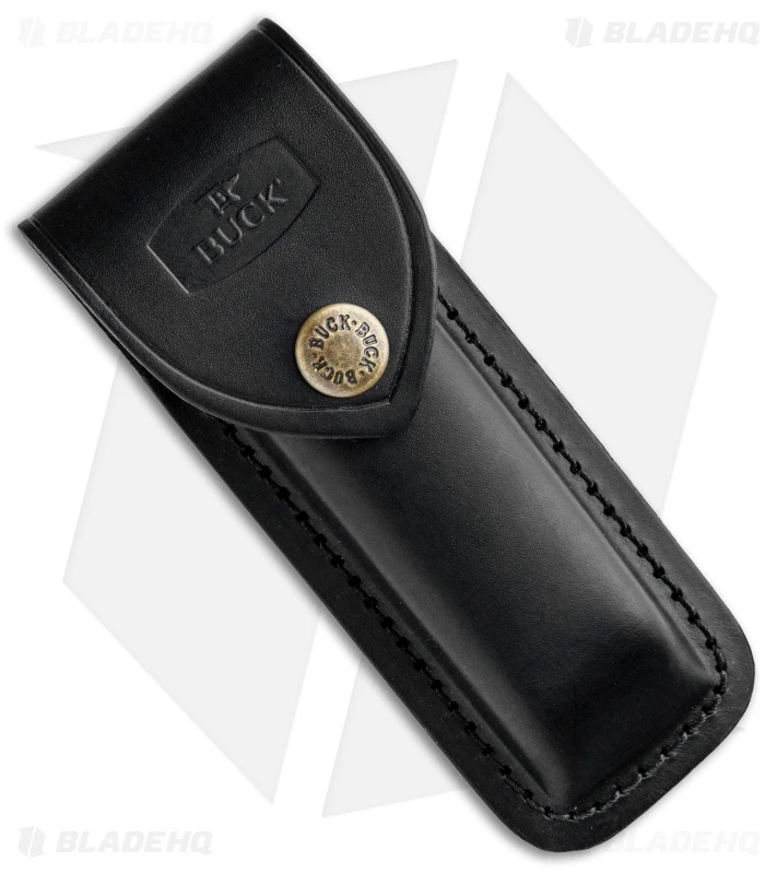 Buck Knives Buck 110 Folding Hunter Finger Grooved Knife Ebony (3.75" Satin) 0110BRSFG 4 Buck Knives Buck 110 Folding Hunter Finger Grooved Knife Ebony (3.75" Satin) 0110BRSFG - Image 4