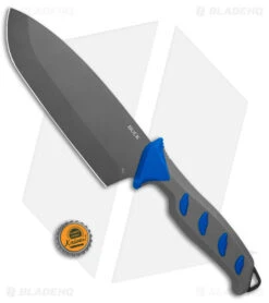 Buck Knives Buck Hookset Salt Cleaver Knife Blue/Gray (7" Gray) 0150BLS -Knives Store Buck Hookset Salt Cleaver Gray Blue 7in Gray 0150BLS BHQ 140116 jr bottlecap large