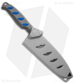 Buck Knives Buck Hookset Salt Cleaver Knife Blue/Gray (7" Gray) 0150BLS -Knives Store Buck Hookset Salt Cleaver Gray Blue 7in Gray 0150BLS BHQ 140116 jr sheath large