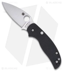 Spyderco Sage 6 Button-Release Compression Lock Knife CF/G-10 Laminate (3" Sat)