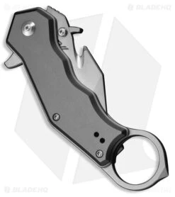 CIVIVI Amaroq Button Lock Knife Gray Aluminum (2.1" Satin Nitro-V) -Knives Store C24018 1 side large