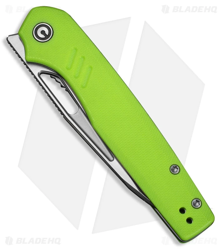 CIVIVI Guile Liner Lock Knife Fluorescent Green G-10 (3.25" Satin) 2 CIVIVI Guile Liner Lock Knife Fluorescent Green G-10 (3.25" Satin) - Image 2