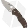 Spyderco Native 5 Lightweight Lockback Knife Brown FRN (3" Satin 15V) C41PBN15V5