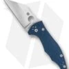 Spyderco Yojimbo 2 Compression Lock Knife Blue Peel-Ply G-10 (3.2" Satin SPY27)