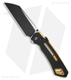 CIVIVI Buster FG Superlock Knife Black Coarse G-10 (4.2" Black SW/Satin)